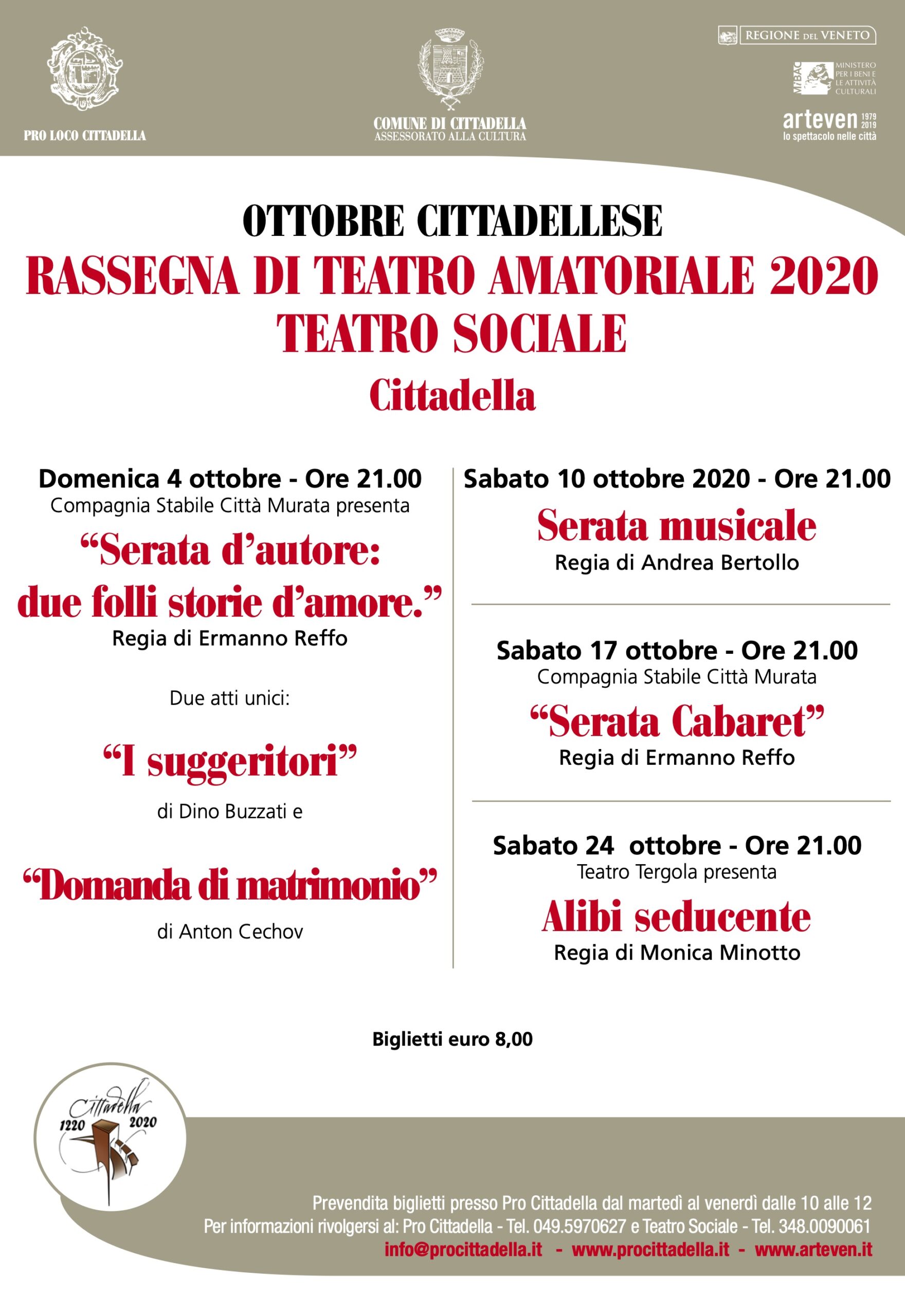 Stagione Teatro Amatoriale 2020
